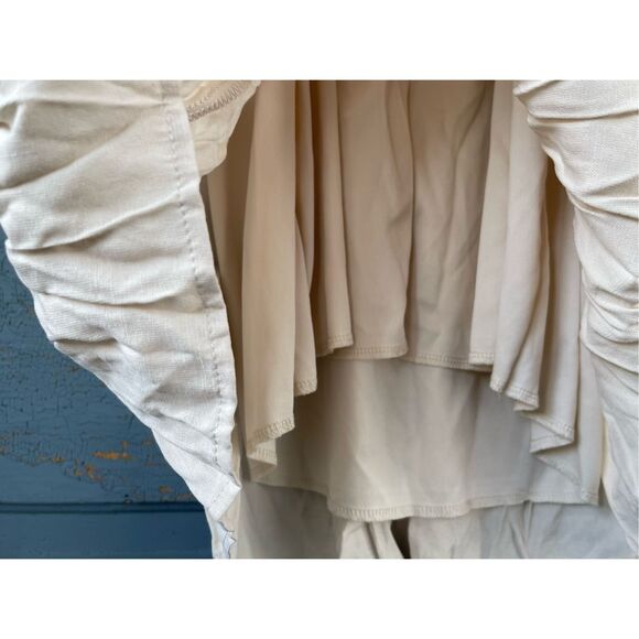 D2 Trixxi Boho‎ Cream Tiered Mini Babydoll Dress Size Small - Picture 7 of 7